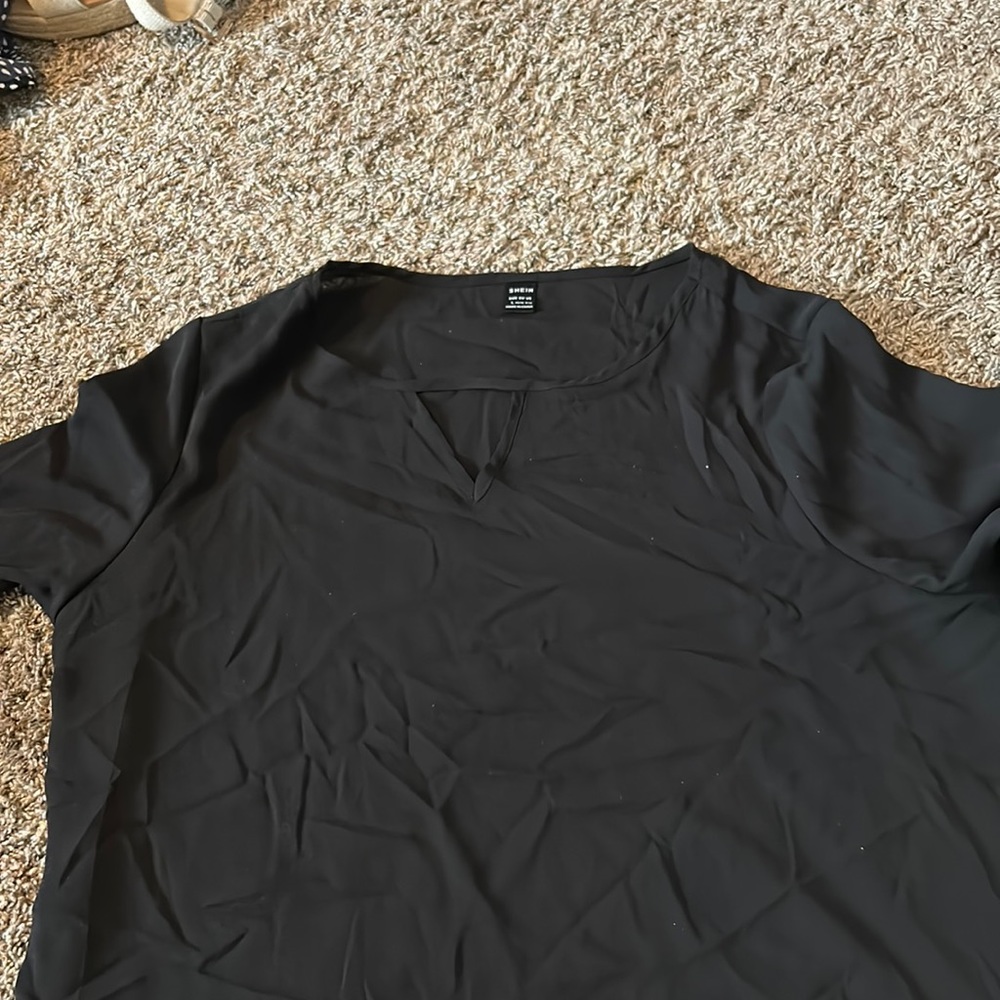 black dress shirt from shein